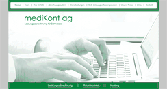 Desktop Screenshot of medikont.ch