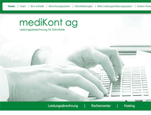 Tablet Screenshot of medikont.ch